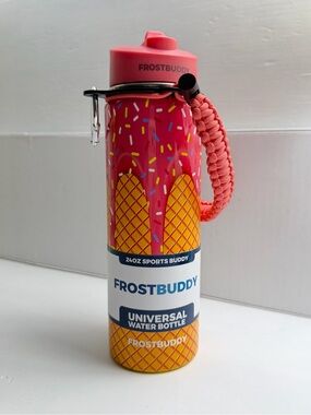 NWT Frost Buddy 24 Oz Insulated Ice Cream Water Bottle